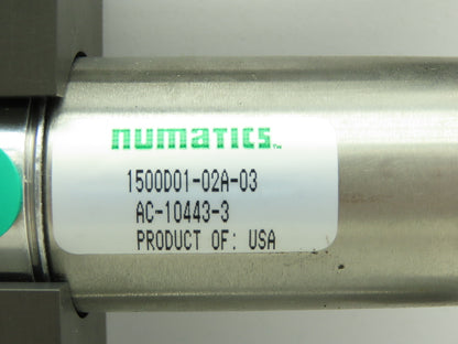 Numatic 1500D01-02A-03 Numatics Linear Slide Dbl Acting Air Cylinder 1.5"B 2"Str