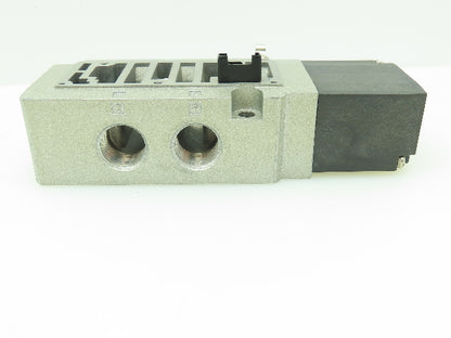 SMC SPF0281R-03-D Pneumatic Solenoid Valve Subplate 3/8"NPT  4/5 Port LOT OF 5