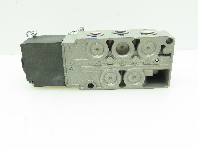 SMC SPF0281R-03-D Pneumatic Solenoid Valve Subplate 3/8"NPT  4/5 Port LOT OF 5