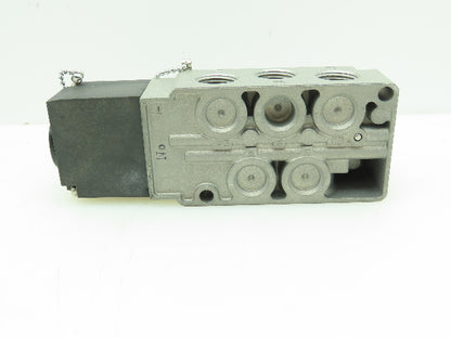 SMC SPF0281R-03-D Pneumatic Solenoid Valve Subplate 3/8"NPT  4/5 Port LOT OF 5