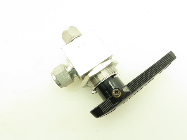 Swagelok SS-45S12MM-A  12mm Tube Fitting Ball Valve 1500PSI 316 Stainless Elbow