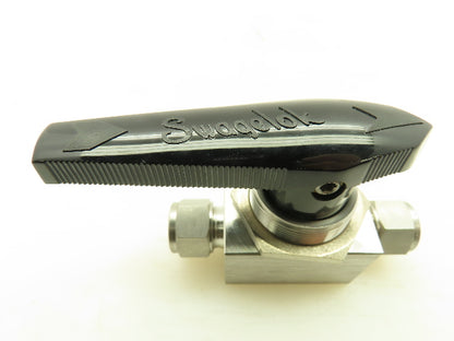 Swagelok SS-45S12MM  12mm Straight Tube Fitting Ball Valve 2500PSI 316 Stainless