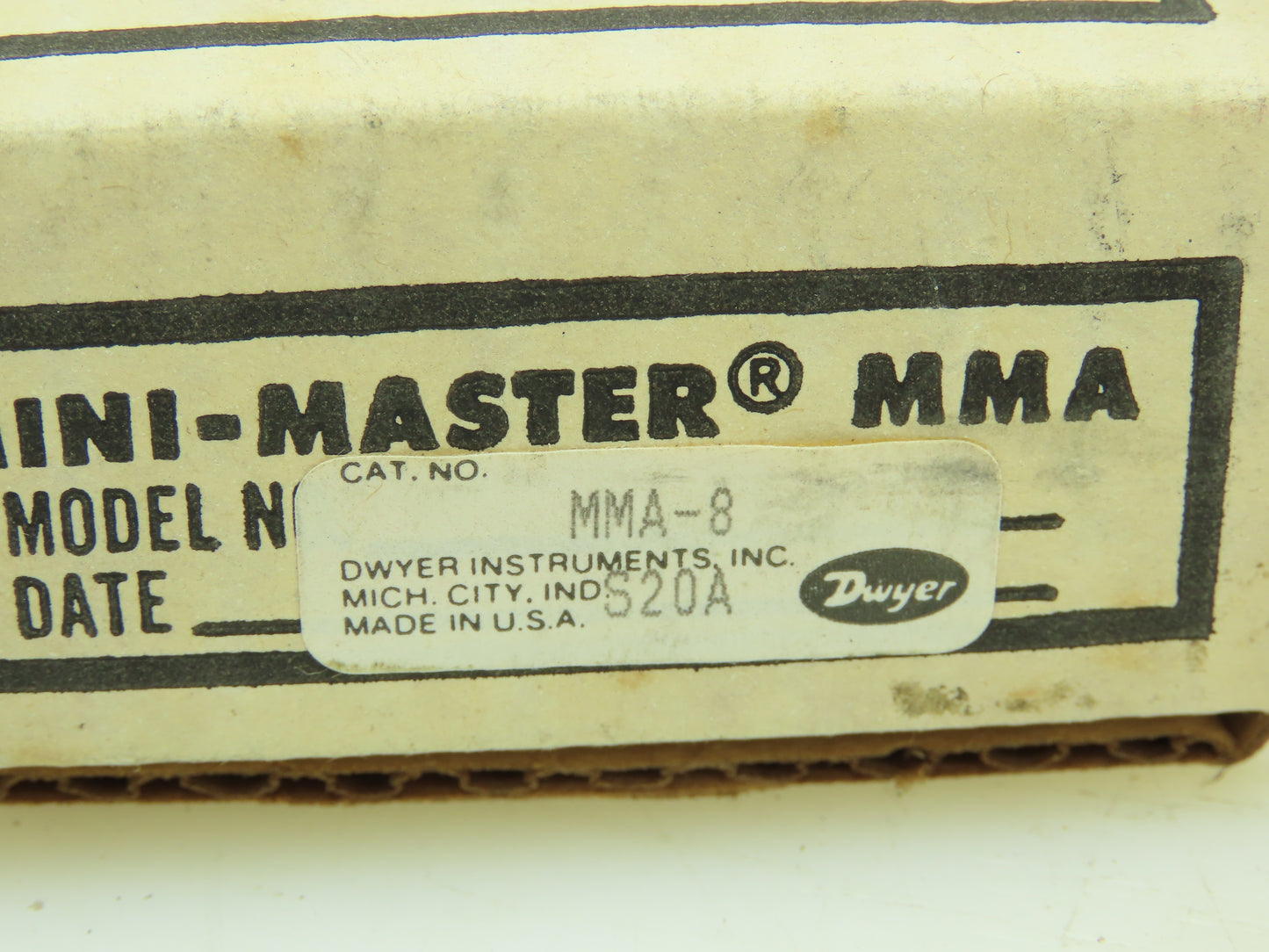 Dwyer MMA-8 Mini-Master Flowmeter 5-50 SCFH Air Pneumatic Lot of 2