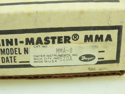 Dwyer MMA-8 Mini-Master Flowmeter 5-50 SCFH Air Pneumatic Lot of 2