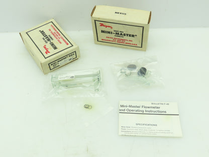 Dwyer MMA-8 Mini-Master Flowmeter 5-50 SCFH Air Pneumatic Lot of 2