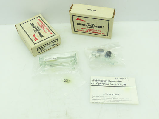 Dwyer MMA-8 Mini-Master Flowmeter 5-50 SCFH Air Pneumatic Lot of 2