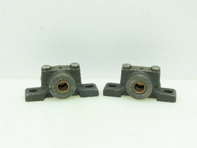 Boston Gear PPB8 Pillow Block Brass Sleave 1/2" Bore Dia 3/8" Sleave Dia Lot of2