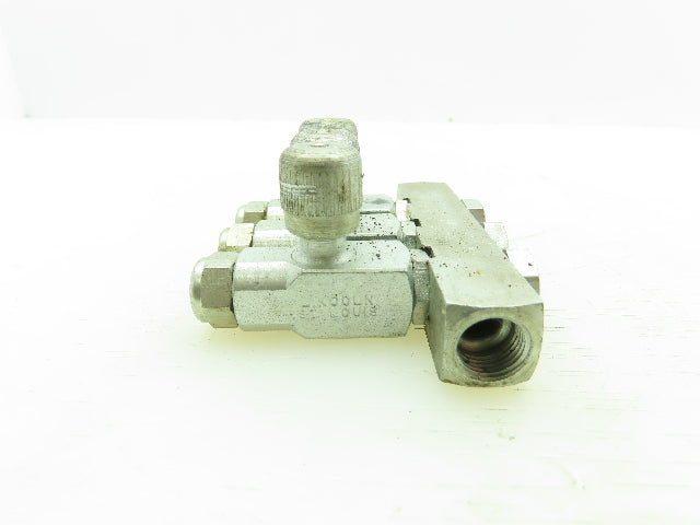 Lincoln Engineering SL4-3 SL4 Injector 3 Unit 1/4" Tube Adjustable Needle Valve