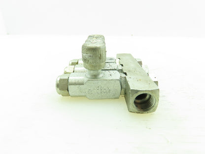 Lincoln Engineering SL4-3 SL4 Injector 3 Unit 1/4" Tube Adjustable Needle Valve