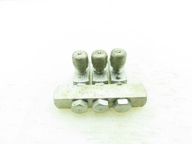 Lincoln Engineering SL4-3 SL4 Injector 3 Unit 1/4" Tube Adjustable Needle Valve