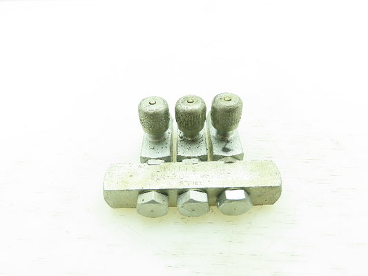 Lincoln Engineering SL4-3 SL4 Injector 3 Unit 1/4" Tube Adjustable Needle Valve
