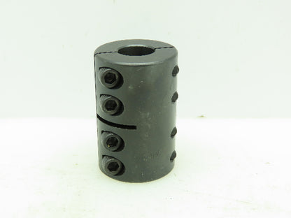 Ruland SPX-8-6-F Steel Rigid Shaft Coupling 2-Piece Clamp 1/2"x3/8"Bore Diameter