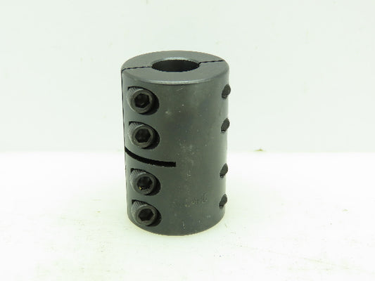Ruland SPX-8-6-F Steel Rigid Shaft Coupling 2-Piece Clamp 1/2"x3/8"Bore Diameter