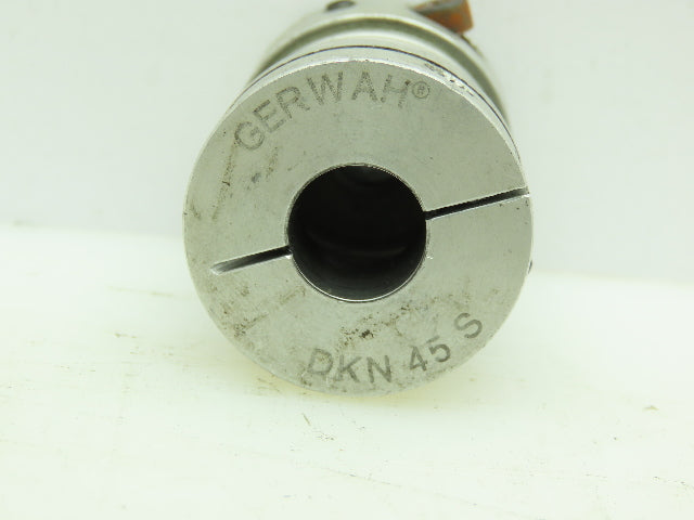 Gerwah DKN 45 S Miniature Metal Bellow Coupling w/Clamping Hub 1/2"x3/8"Bore Dia