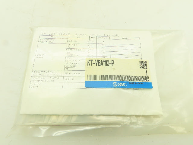SMC KT-VBA1110-P Booster Regulator Seal Repair Service Kit