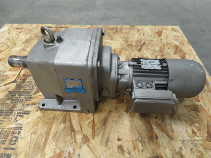 Nord 33N-71S/4 BRE5 Gearmotor 134.02:1 Ratio 230/460V .33HP 1710RPM 1-5/8"Shaft