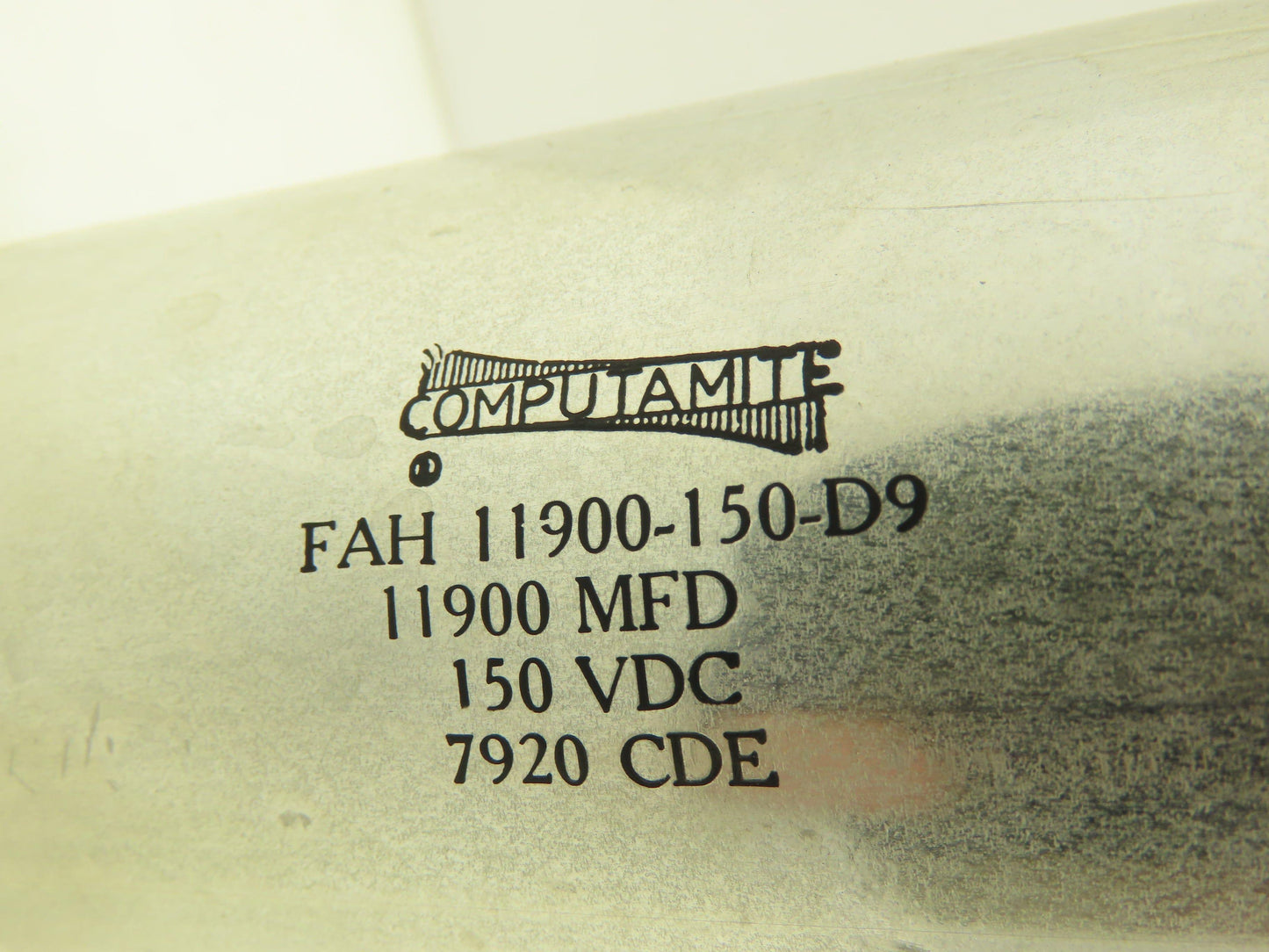 Computamite FAH-11900-150-D9 11900 MFD 150VDC Capacitor