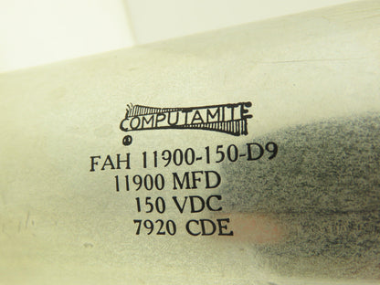Computamite FAH-11900-150-D9 11900 MFD 150VDC Capacitor