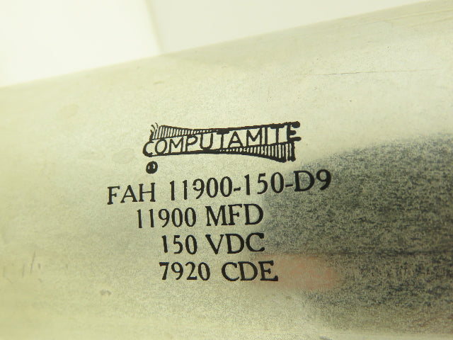Computamite FAH-11900-150-D9 11900 MFD 150VDC Capacitor