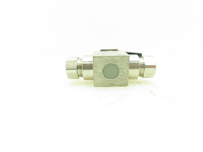 Whitey SS-83TF4 Hydraulic S.S. High Pressure Ball Valve 1500PSI 1/4"NPT TFE Seat