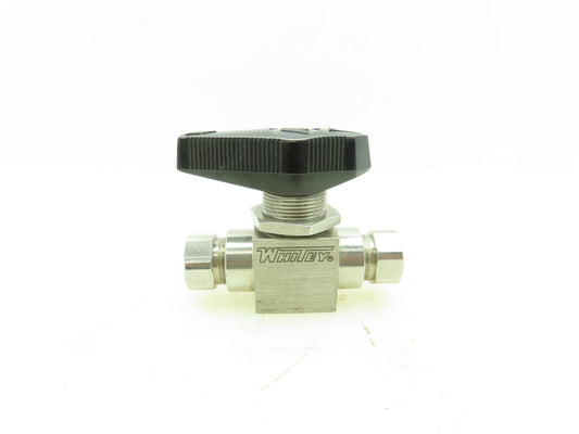 Whitey SS-83TF4 Hydraulic S.S. High Pressure Ball Valve 1500PSI 1/4"NPT TFE Seat