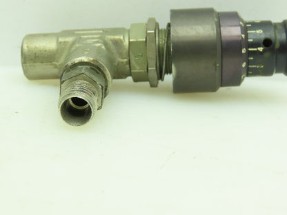 Parker Right Angle Metering /Shut-Off Valve 250 PSI  1/8" NPT