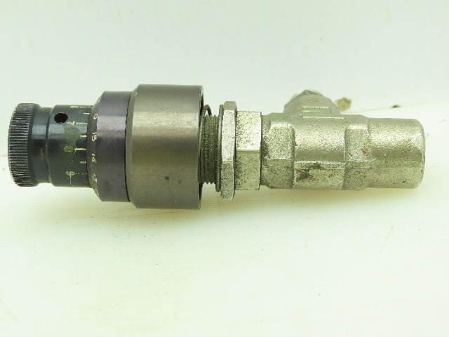Parker Right Angle Metering /Shut-Off Valve 250 PSI  1/8" NPT