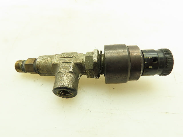 Parker 2F-H5A-V-B-TC Right Angle Metering /Shut-Off Valve 250 PSI  1/8" NPT