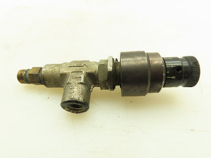 Parker 2F-H5A-V-B-TC Right Angle Metering /Shut-Off Valve 250 PSI  1/8" NPT