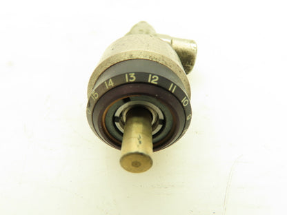 Parker 2F-H5A-V-B-TC Right Angle Metering /Shut-Off Valve 1/8" NPT