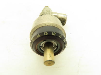 Parker 2F-H5A-V-B-TC Right Angle Metering /Shut-Off Valve 1/8" NPT