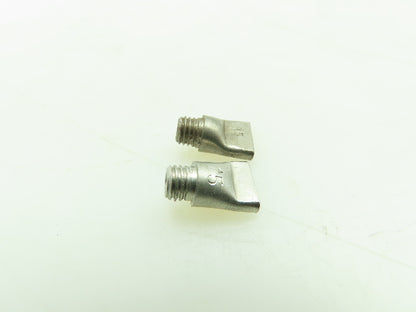 AGF Type 15 Oxy/Gas Fishtail Flame Burner Tip 5-Hole  1/4-27  LOT OF 2