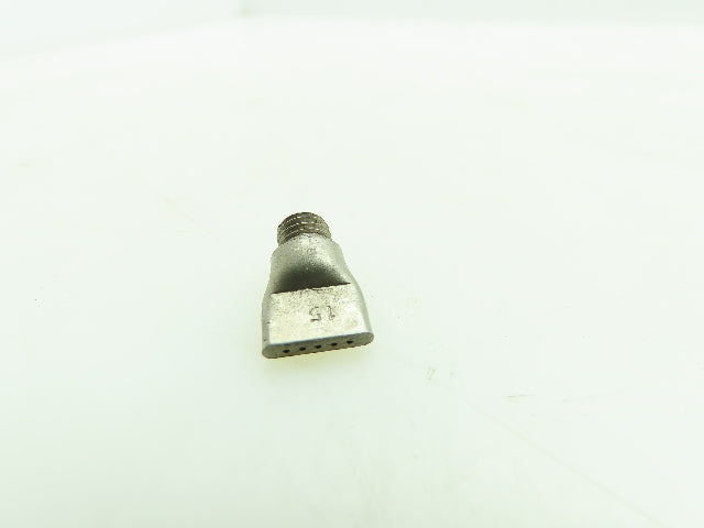 AGF Type 15 Oxy/Gas Fishtail Flame Burner Tip 5-Hole  1/4-27  LOT OF 2