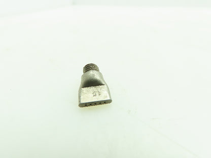 AGF Type 15 Oxy/Gas Fishtail Flame Burner Tip 5-Hole  1/4-27  LOT OF 2