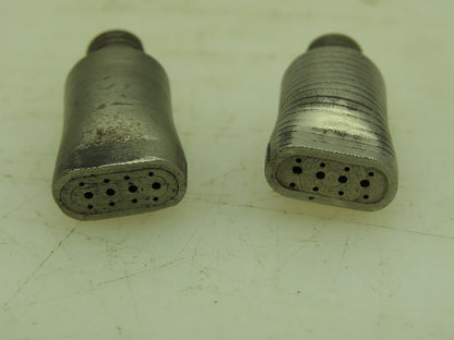 AGF Rapid Flame 1012 Oxy/Gas Fishtail Flame Burner Tip 4-Hole  1/4-27  LOT OF 2