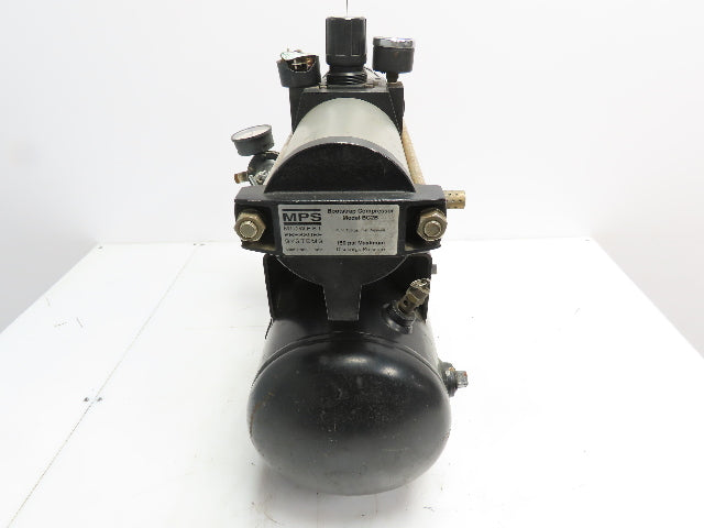 MPS BC2B Bootstrap Compressor Max inlet press. 150 PSIG Pneumatic Tank