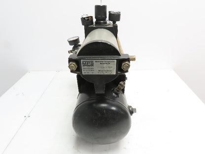 MPS BC2B Bootstrap Compressor Max inlet press. 150 PSIG Pneumatic Tank