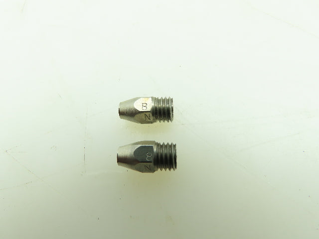 AGF 8N Oxy/Gas Single Hole Flame Burner Tip  1/4-27  LOT OF 2