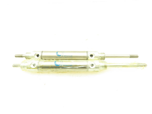 American 562DES-1.50 Numatic Double Acting Air Cylinder 9/16"B 1.5"Str LOT OF 2