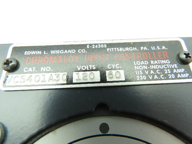 Chromalox VCS-401A30 Input Controller Non-Inductive Load Rating 230VAC 20A