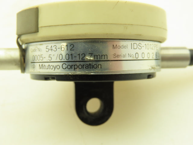 Mitutoyo Corp. IDS-1012PE Digimatic Indicator .0005-.5/0.01-12.7mm Range 543-612