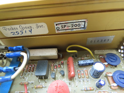 Parker Group Spartan II E1498-02 Motor Control Unit 230VAC Only