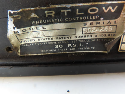 Partlow LFA Temperature Controller 50-250°F Missing Knob