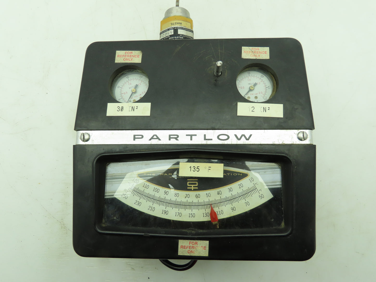 Partlow LFA Temperature Controller 50-250°F Missing Knob