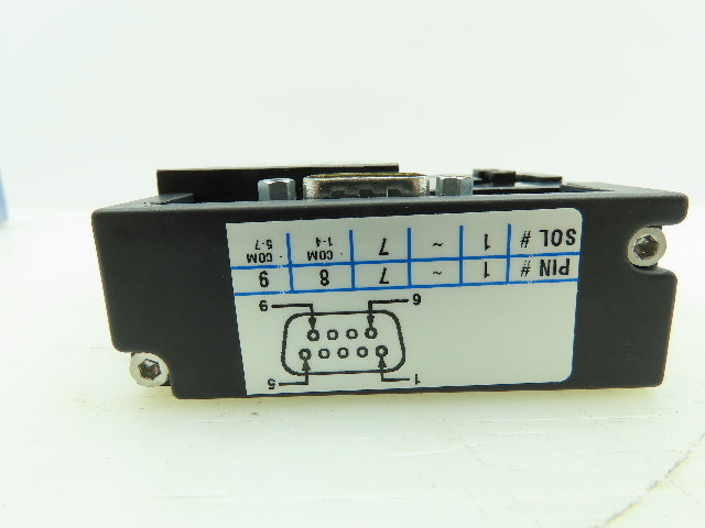 MAC ECF34B-00ABA-LA02 39000 Air Hydro Power Circuit Bar Manifold 9-Pin 1/8"NPT