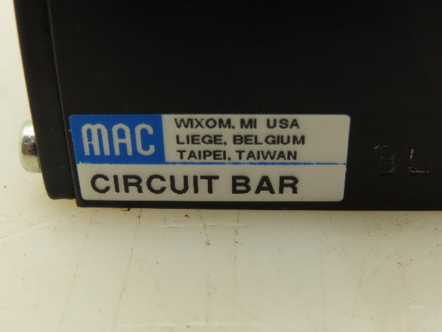 MAC ECF34B-00ABA-RA02 39000 Air Hydro Power Circuit Bar Manifold 9-Pin 1/8"NPT