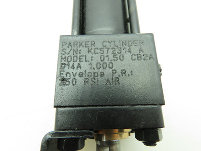 Parker 01.50 CB2AU14A 1.00 Pneumatic Double Acting Air Cylinder 1.5"B 1"Str