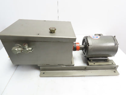 Baldor 1S4AAC 5 Gallon 1 Hp 1725RPM 3Ph 208-230/460V Hydraulic Power Unit