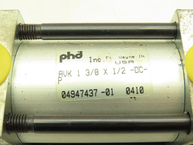 PHD AVK 1-3/8x1/2-DC-P Pneumatic Air Cylinder 1-3/8" Bore 1/2" Stroke