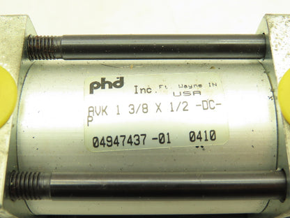 PHD AVK 1-3/8x1/2-DC-P Pneumatic Air Cylinder 1-3/8" Bore 1/2" Stroke